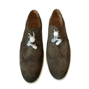 Driver Club USA Men’s Suede Wingtip Oxford Sneakers Size 12. Casual Dress Shoes